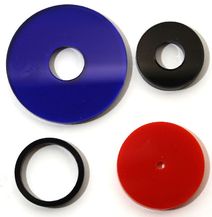 Acrylic Washers 14mm diameter