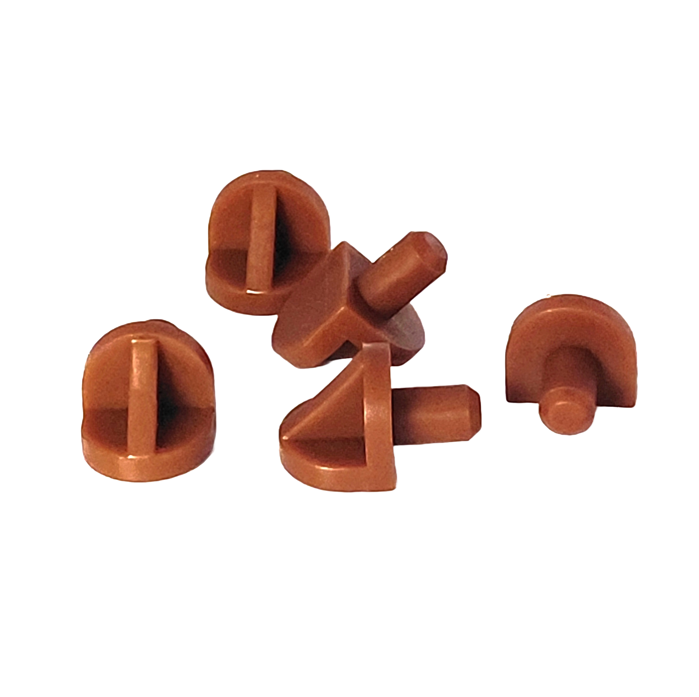 Plastic shelf pins