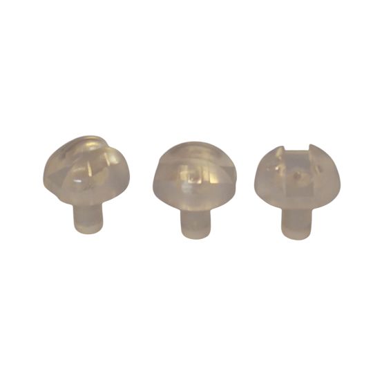 Glass shelf pins