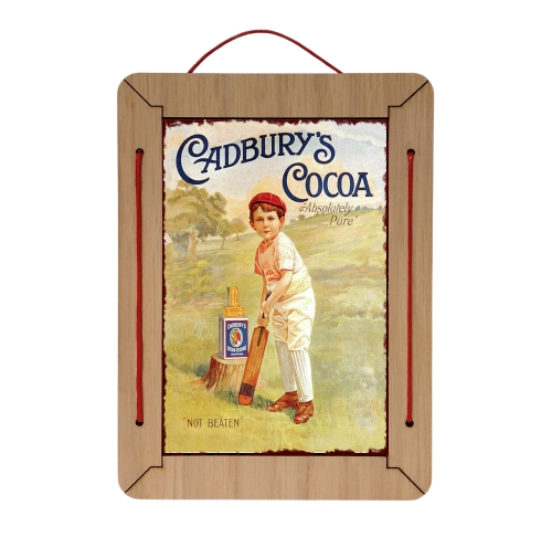 cadburys cocoa metal sign